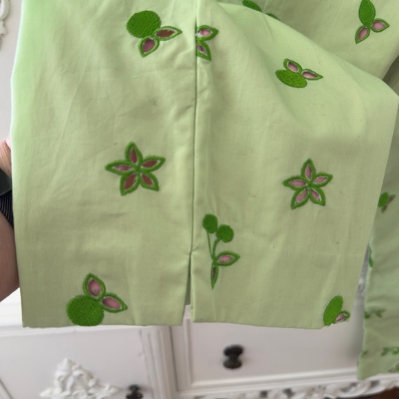Rare Lily Pulitzer Pistachio 
Green Paris Sorbet Pants - Picture 6 of 10